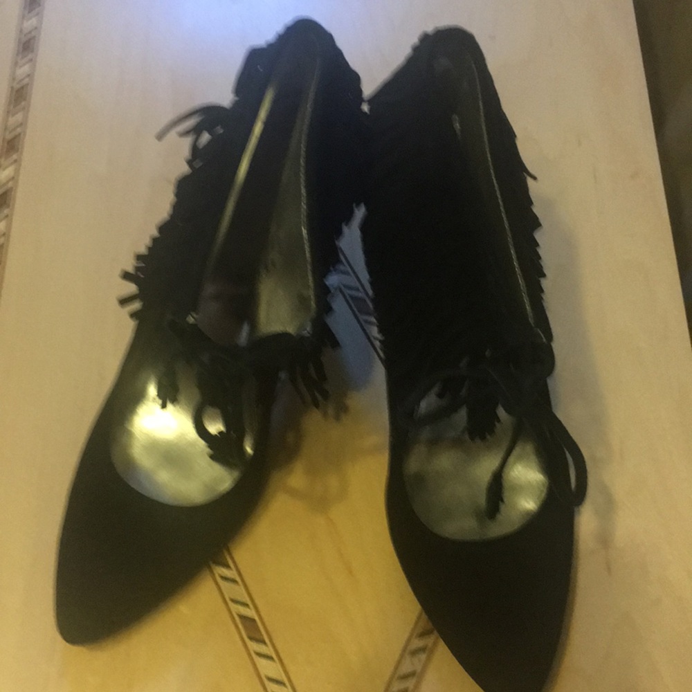Calvin Klein Fringed High Heels -size 9